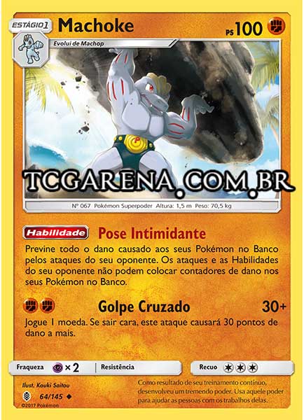 Carta Machoke (64 / 145)