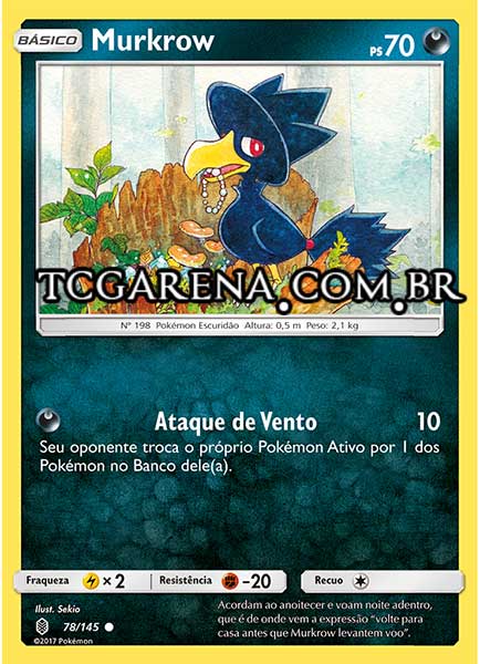 Carta Murkrow (78 / 145)