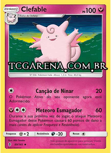 Carta Clefable (89 / 145)