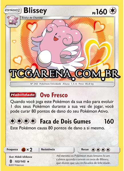 Carta Blissey (102 / 145)