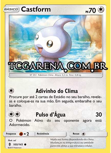 Carta Castform (105 / 145)