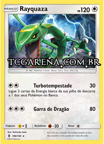 Carta Rayquaza (106 / 145)