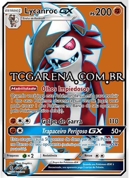 Carta Lycanroc-GX (138 / 145)