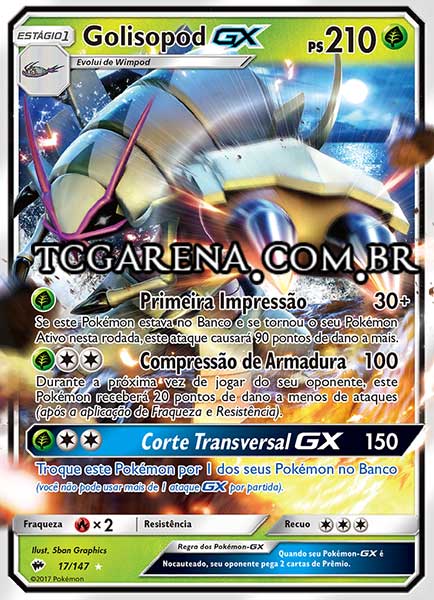 Carta Golisopod-GX (17 / 147)