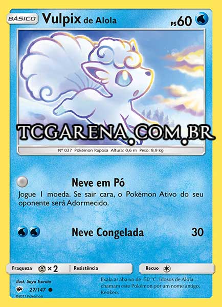 Carta Alolan Vulpix (27 / 147)