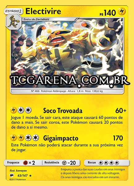 Carta Electivire (43 / 147)