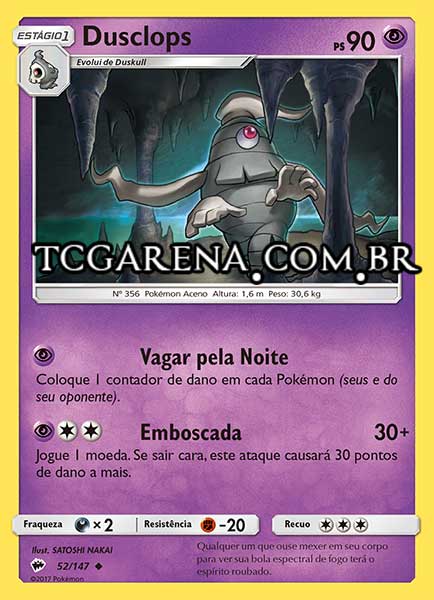 Carta Dusclops (52 / 147)