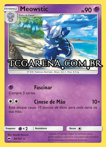 Carta Meowstic (60 / 147)