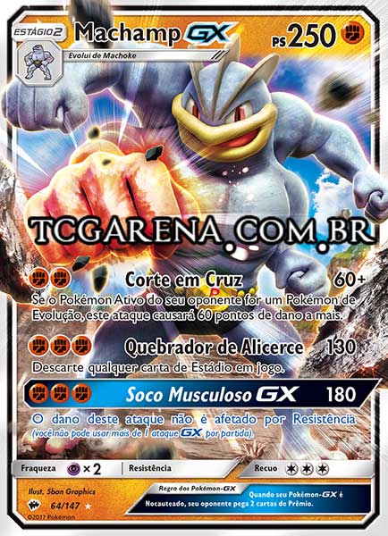 Carta Machamp-GX (64 / 147)