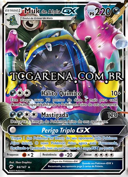 Carta Alolan Muk-GX (84 / 147)