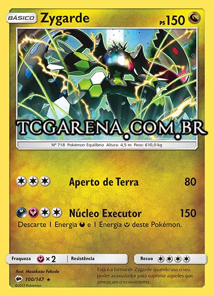 Carta Zygarde (100 / 147)