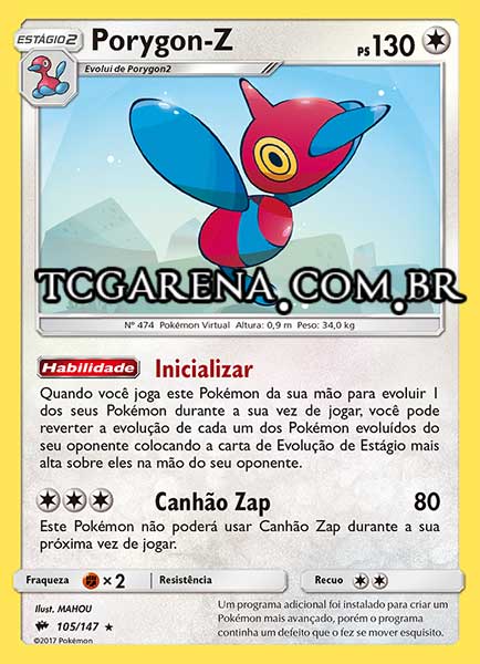 Carta Porygon-Z (105 / 147)