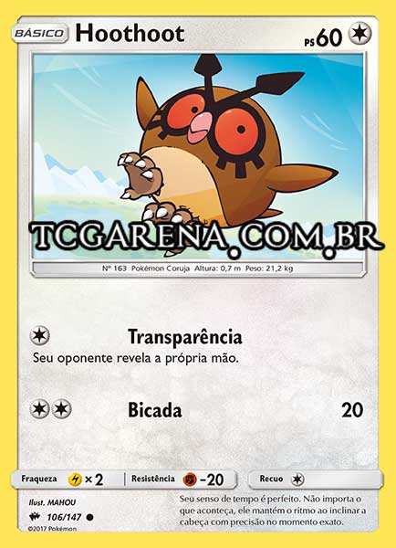 Carta Hoothoot (106 / 147)