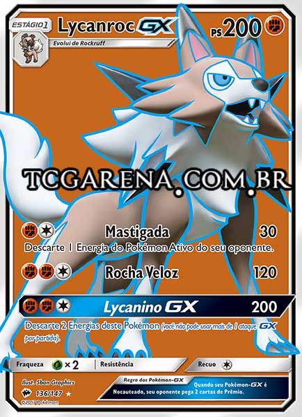 Carta Lycanroc-GX (136 / 147)