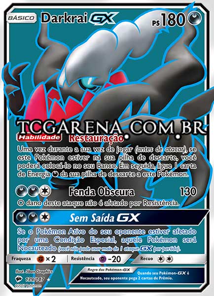 Carta Darkrai-GX (139 / 147)