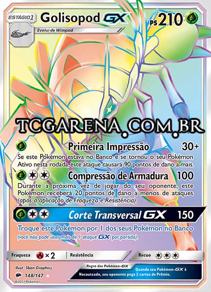 Carta Golisopod-GX (148 / 147)