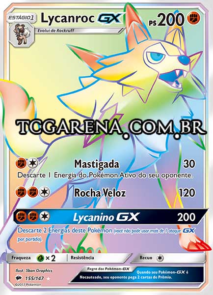 Carta Lycanroc-GX (155 / 147)