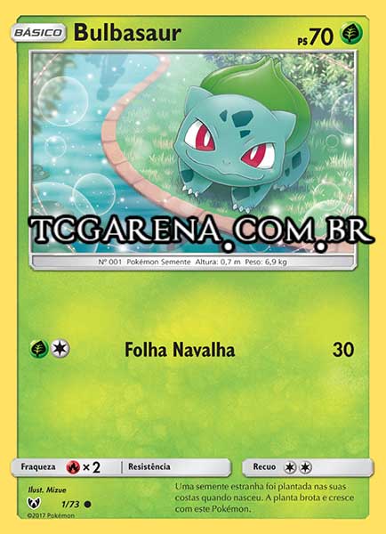 Carta Bulbasaur (1 / 73)