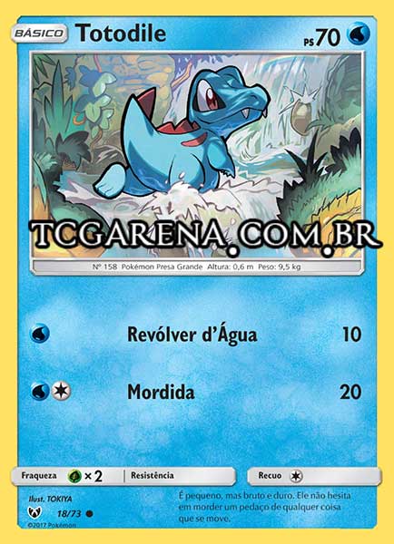 Carta Totodile (18 / 73)