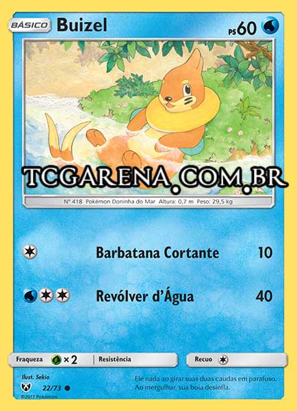 Carta Buizel (22 / 73)