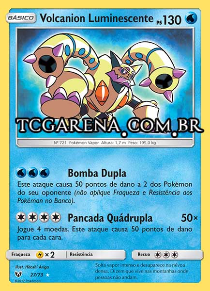 Carta Shining Volcanion (27 / 73)