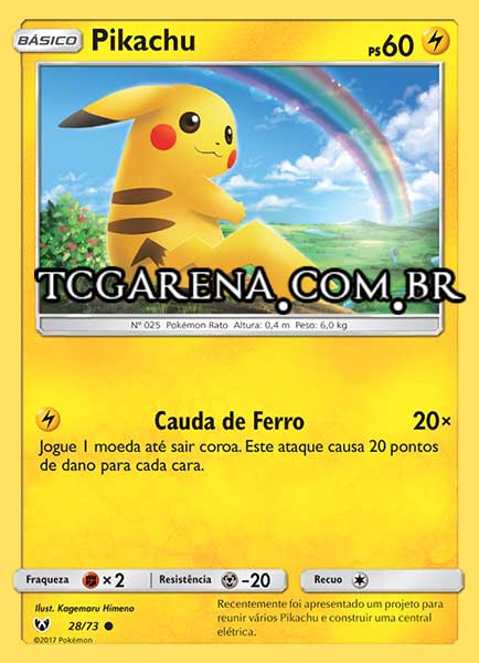 Carta Pikachu (28 / 73)