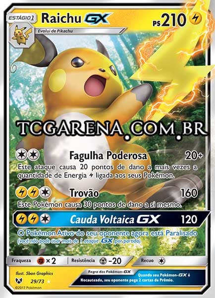 Carta Raichu-GX (29 / 73)