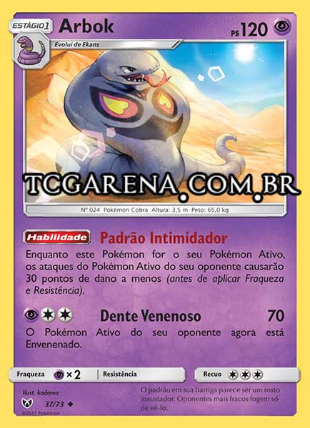 Carta Arbok (37 / 73)