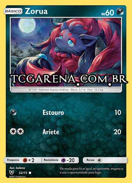 Carta Zorua (52 / 73)