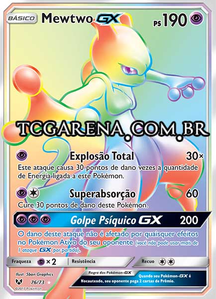 Carta Mewtwo-GX (76 / 73)