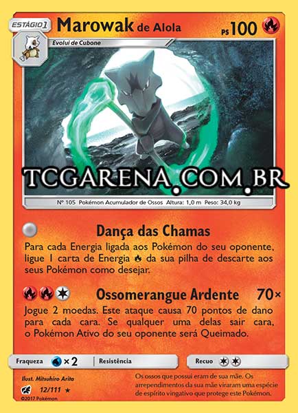 Carta Alolan Marowak (12 / 111)