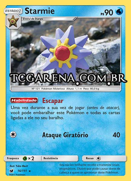 Carta Starmie (16 / 111)