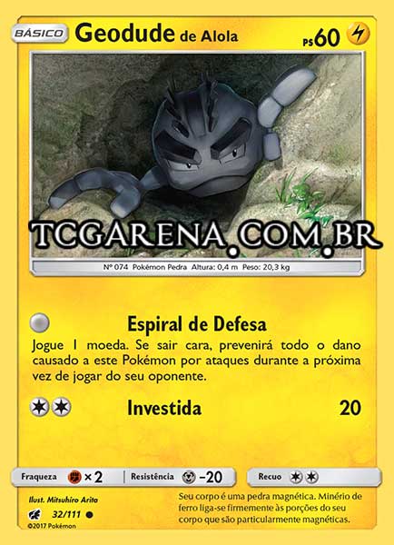 Carta Alolan Geodude (32 / 111)