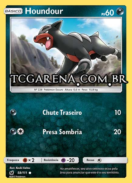 Carta Houndour (58 / 111)