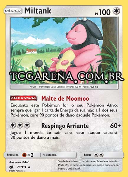 Carta Miltank (78 / 111)