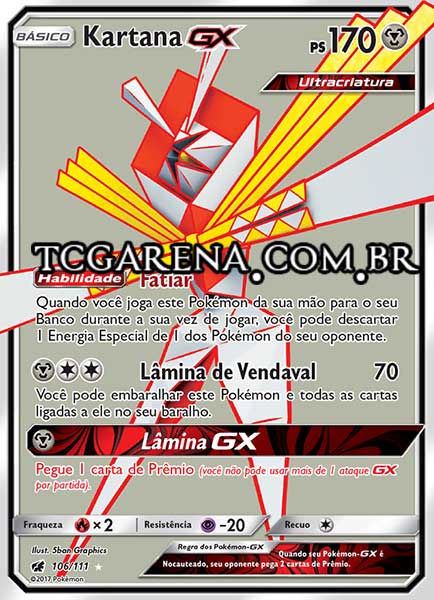 Carta Kartana-GX (106 / 111)