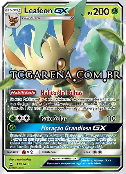 Carta Leafeon-GX (13 / 156)