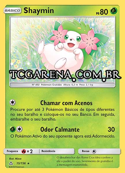 Carta Shaymin (15 / 156)