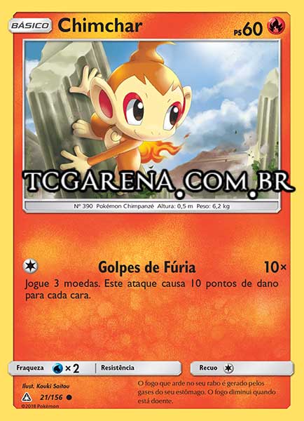 Carta Chimchar (21 / 156)