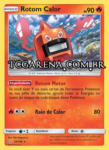 Carta Heat Rotom (24 / 156)