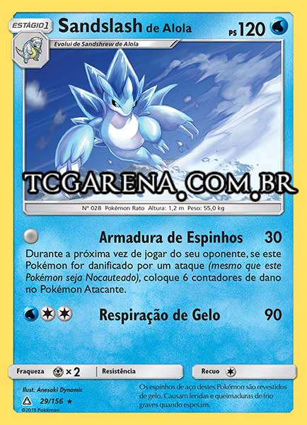 Carta Alolan Sandslash (29 / 156)