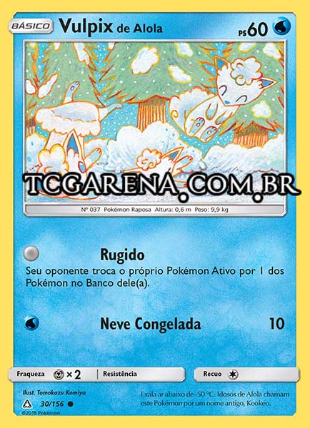 Carta Alolan Vulpix (30 / 156)