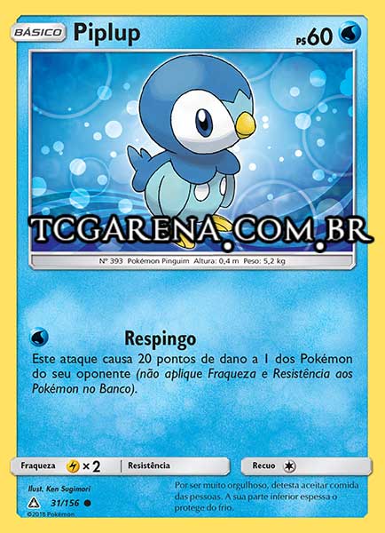 Carta Piplup (31 / 156)