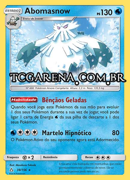 Carta Abomasnow (38 / 156)