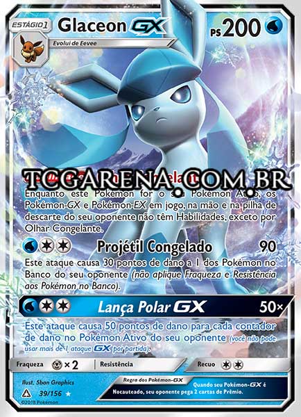 Carta Glaceon-GX (39 / 156)