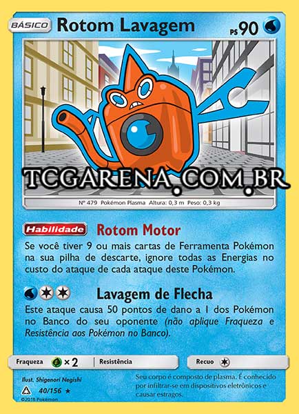 Carta Wash Rotom (40 / 156)