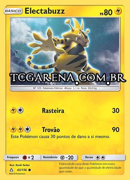 Carta Electabuzz (43 / 156)