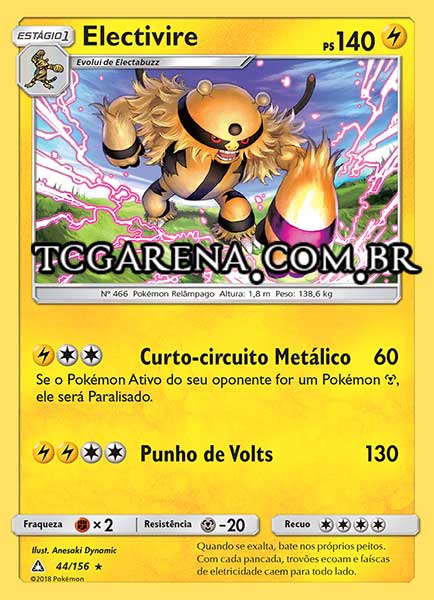 Carta Electivire (44 / 156)