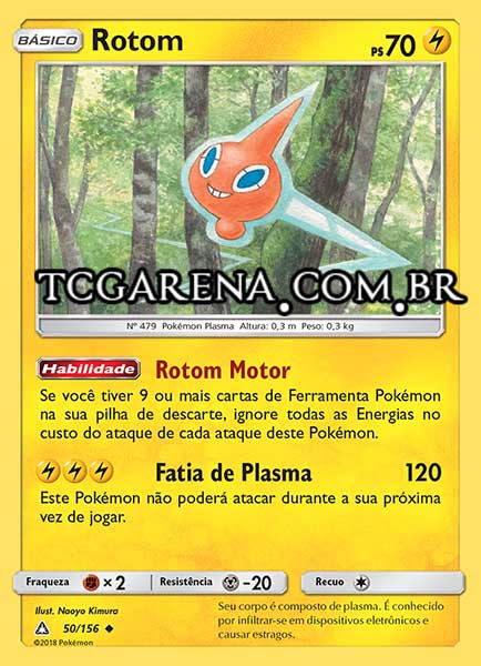 Carta Rotom (50 / 156)