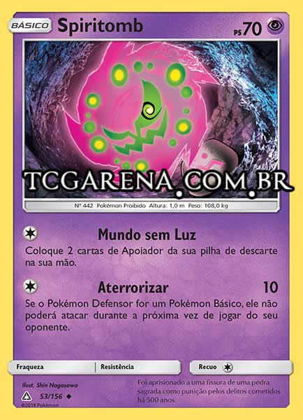 Carta Spiritomb (53 / 156)